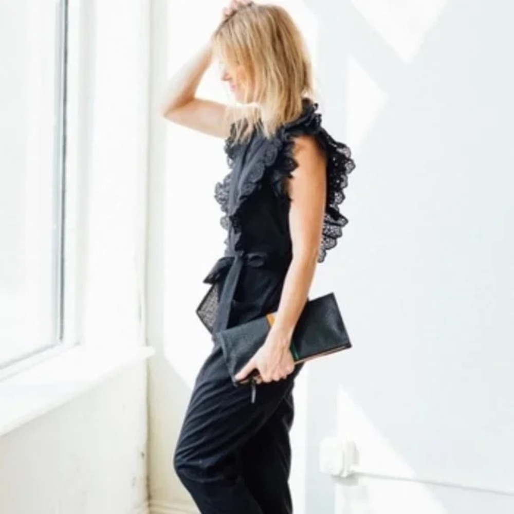 APIECE APART Ruffled Eyelet jumpsuit - Picture 6 of 13